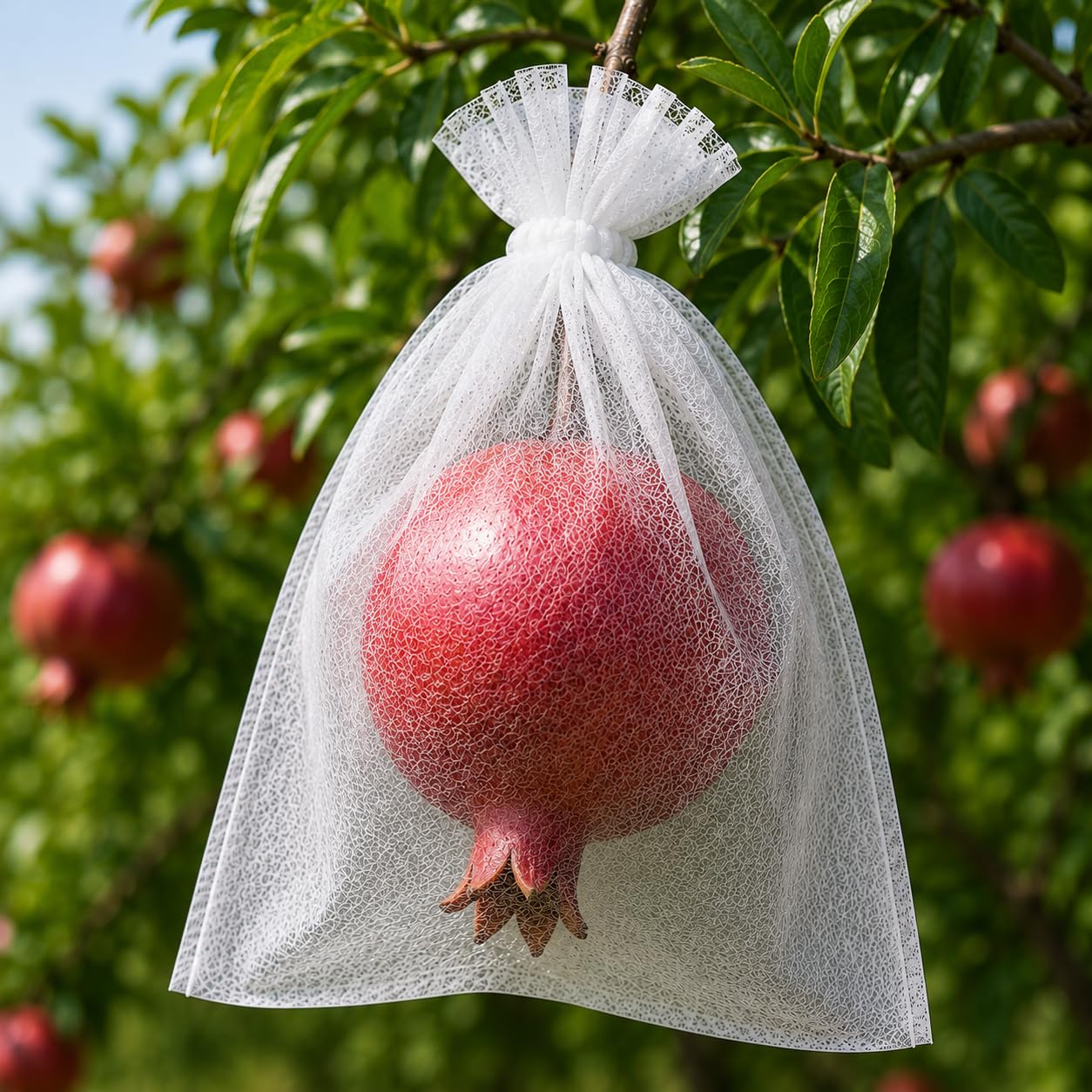 Non Woven Fruit Protection Bags 17 GSM (Pack of 50) | Plant Fruit Cover Bags for Grapes, Guava, Pomegranate, Mango & Vegetable Protection-image-12