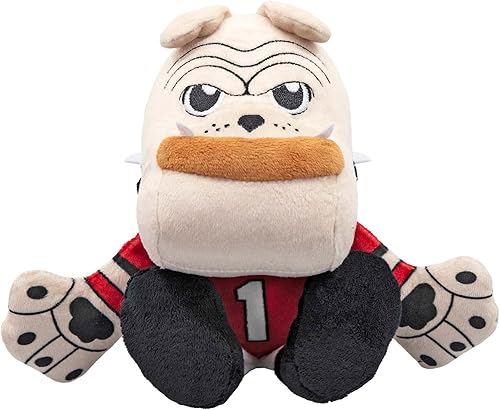 Bleacher Creatures Georgia Bulldogs - Mascota peluda Dawg de 8 pulgadas, peluche sentado Kuricha, mascota suave inspirada en Chibi disponible en Yaxa Peru