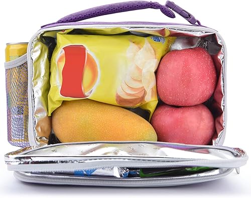 Miniatura 2 de Amersun - Lonchera térmica duradera con forro acolchado que mantiene la comida caliente o fría durante mucho tiempo, para trabajo, para viajes y