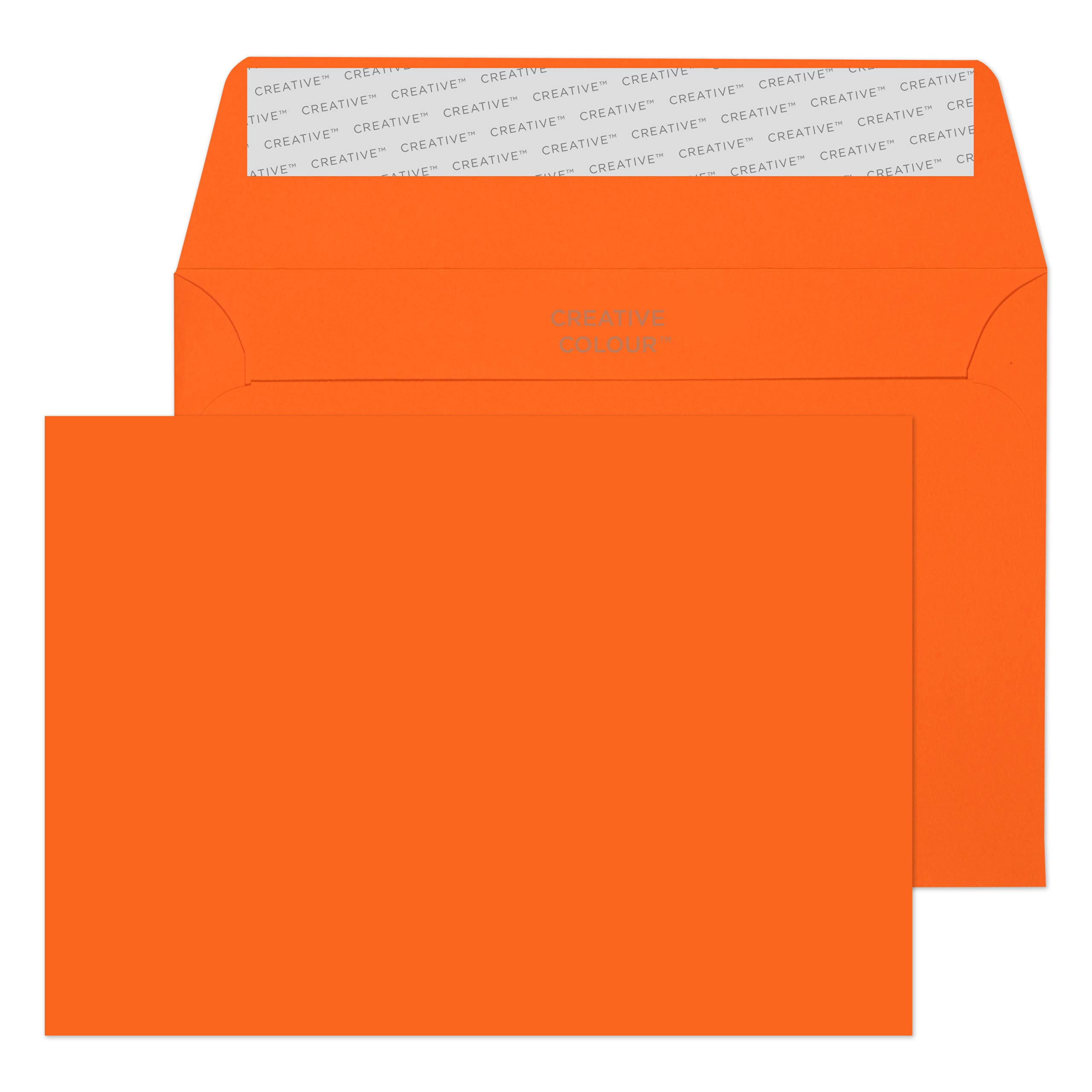 Blake Envelopes Creative Colour 15105 Farbige Briefumschläge Haftklebung Kürbis Orange C6 114 x 162 mm 120g/m² | 25 Stück