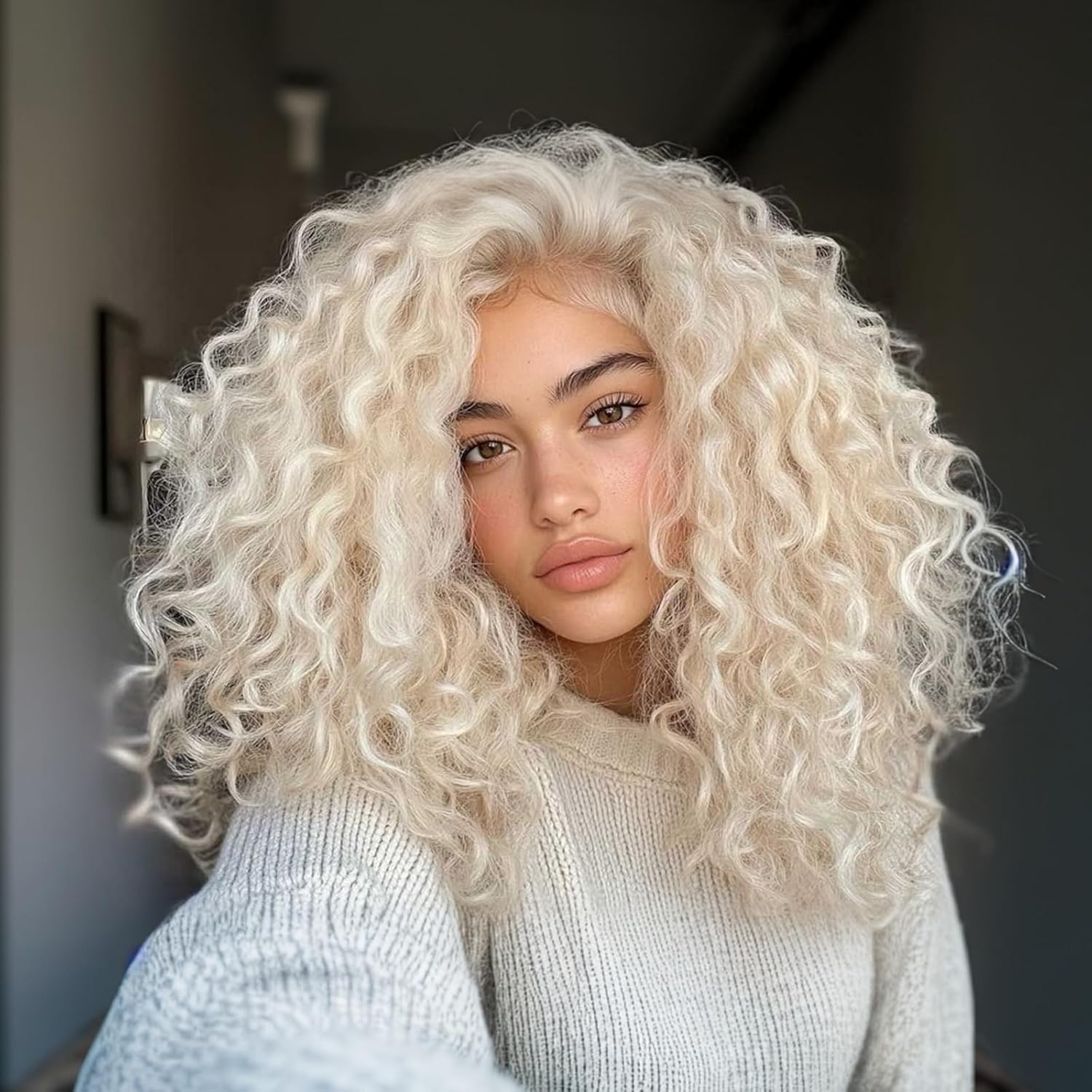 9 Inch Ocean Wave Crochet Hair Honey Blonde 7 Packs Deep Wave Crochet Braids 126 Strands Wavy Curly Braiding Hair Crochet Hair Extensions for Women