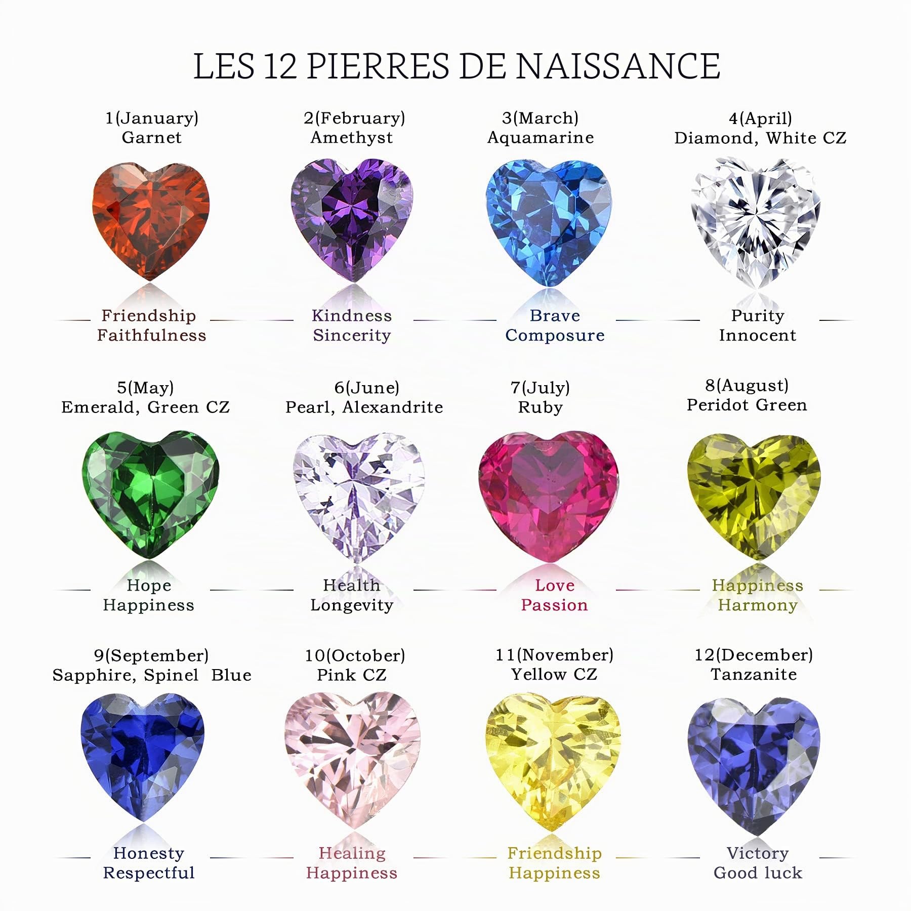 YL Bague de fiançailles Traverser Infini Solitaire coeur bague de mariage pour les femmes mariée