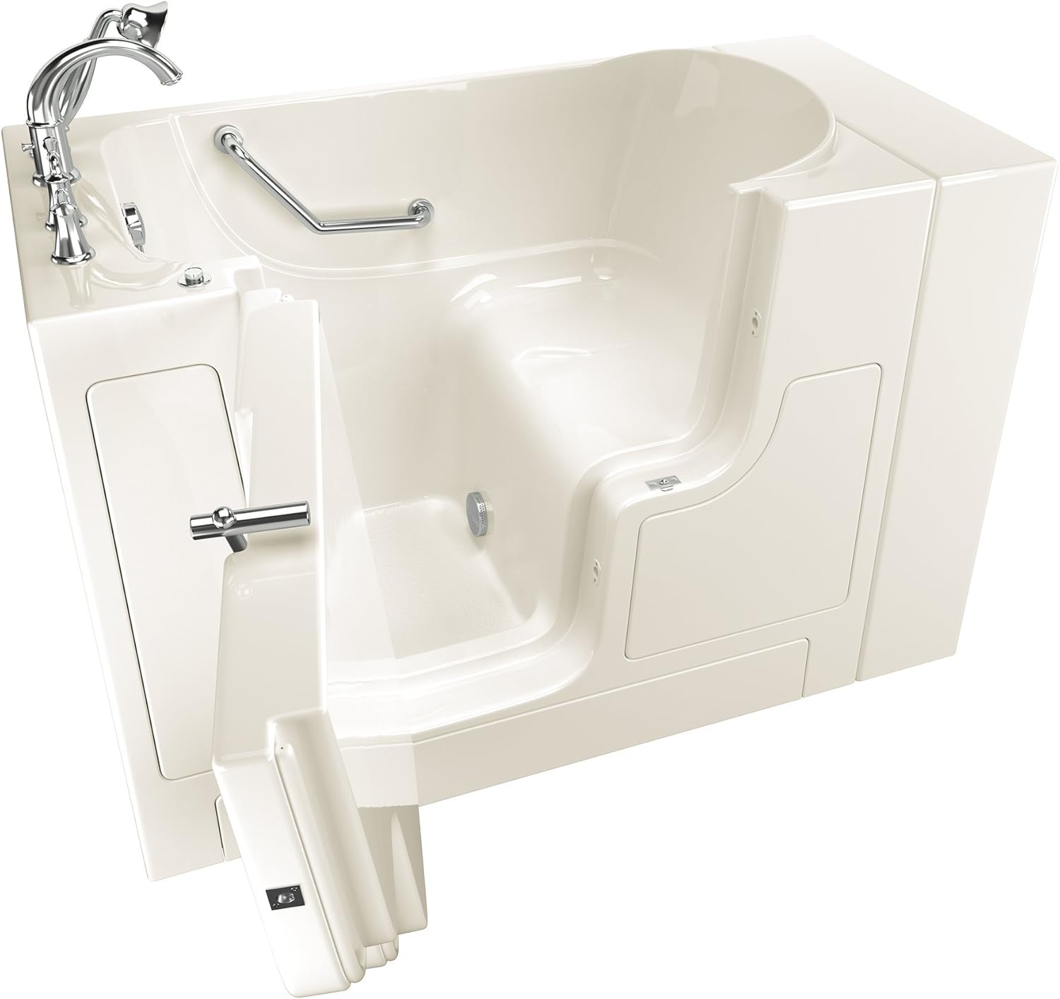 American Standard 30"x52" Left Hand Outward Opening Door Value Series Walk in Bath in Linen