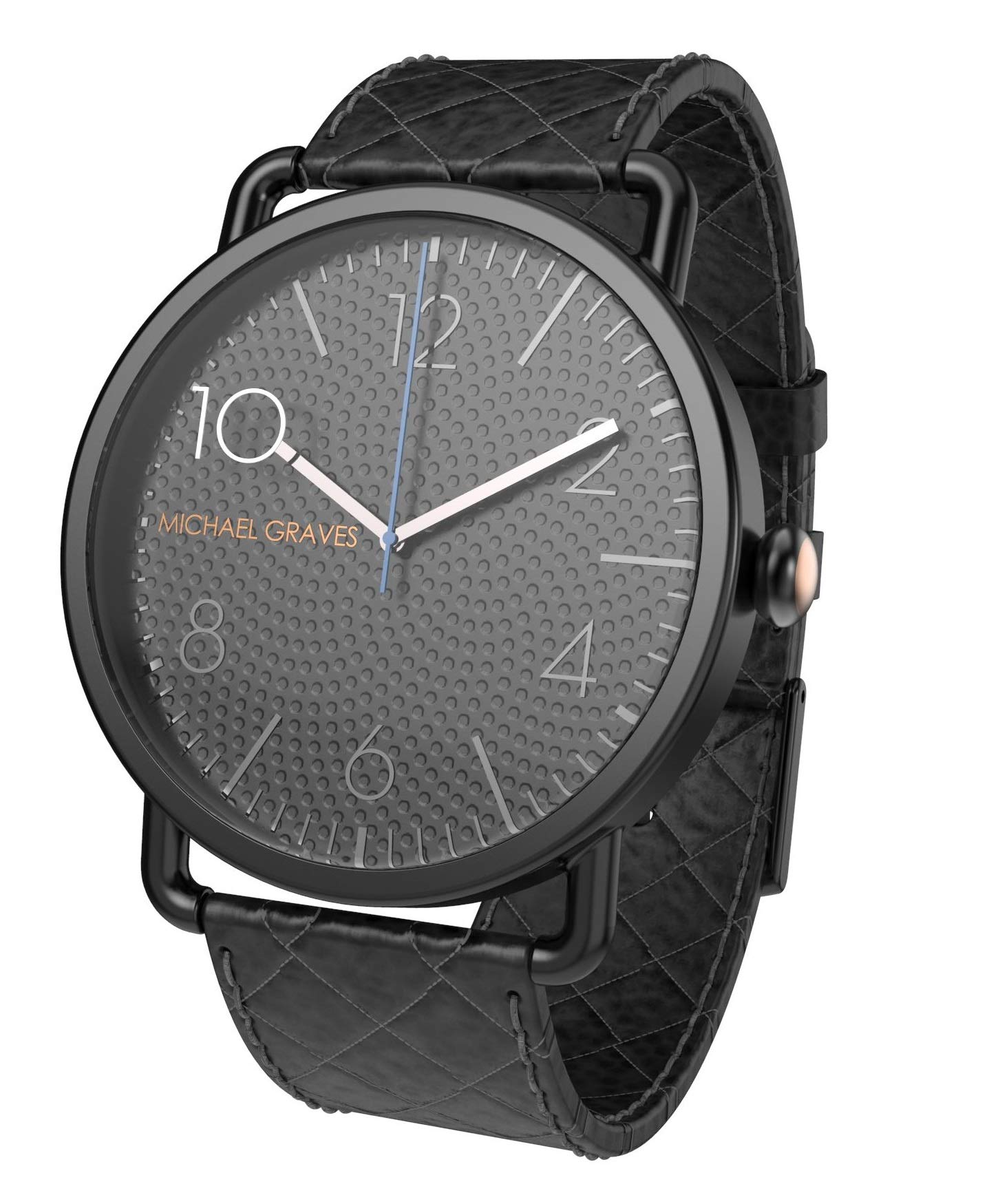 Projects Watches Witherspoon 10TH Quarzo Acciaio Pelle Nero Unisex Orologio