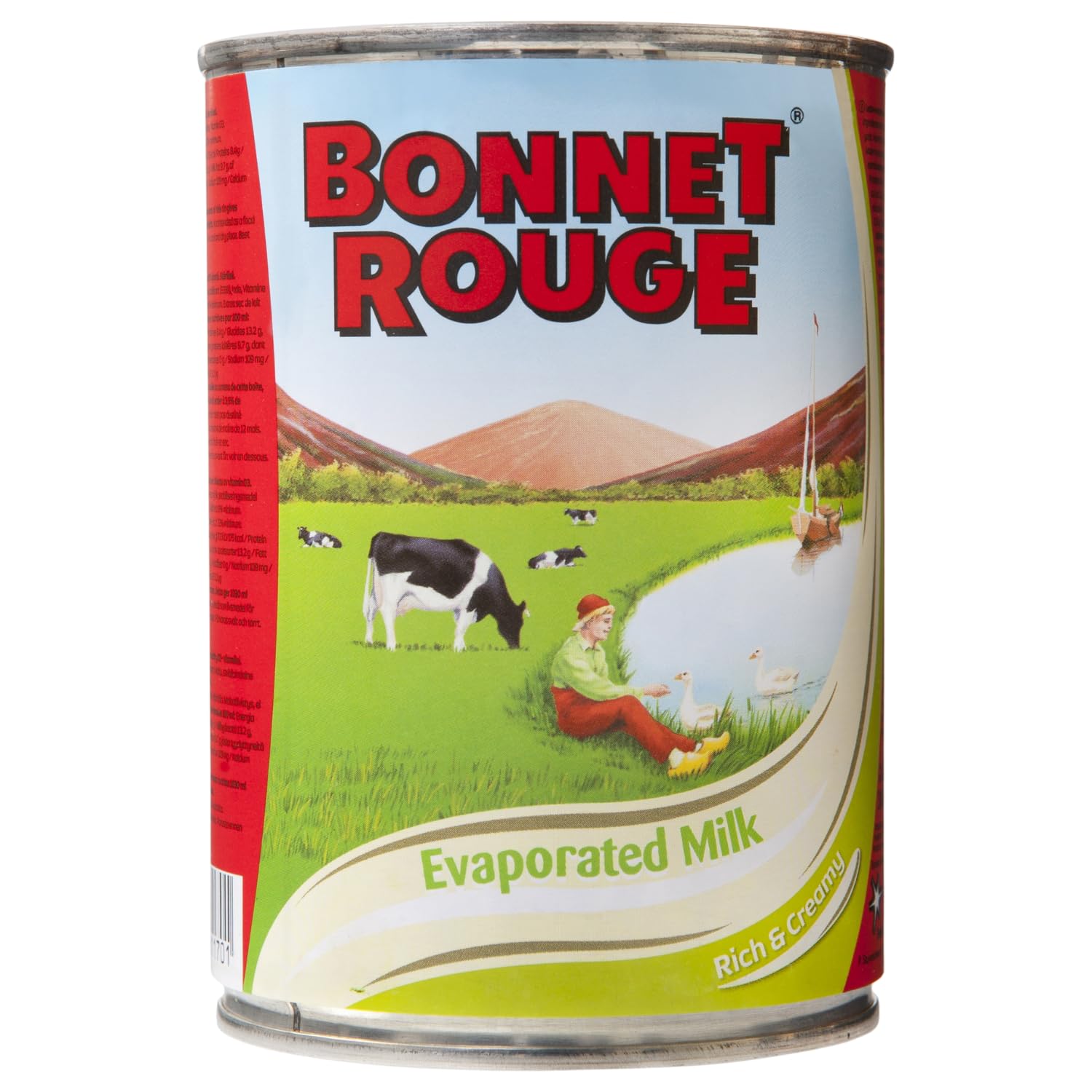 Bonnet Rouge - Evaporated Milk Container, 410 g (packaging may vary)
