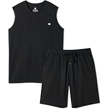 DAVID ARCHY Mens Pajama Set with Tank Top and Shorts