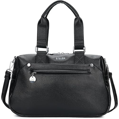 ALEX&MIA Vegan Leather Handbag for Women, Crossbody & Satchel Bags, Large Capacity for Work, Travel & Daily Use – Ideal Gift