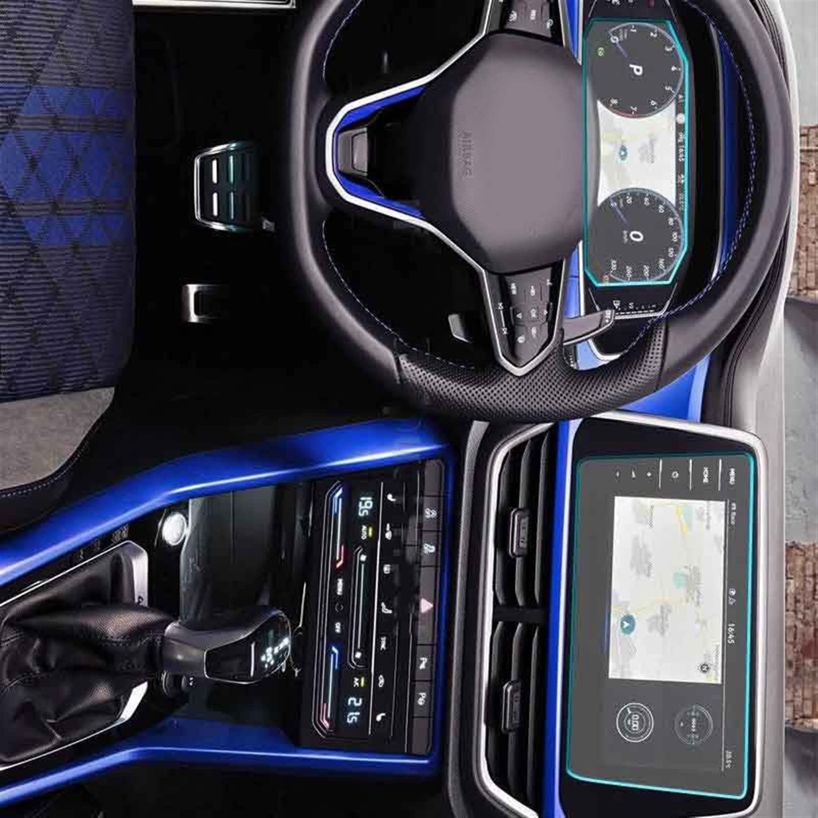 Protection verre trempé T-Roc 2022 WILSEM écran LCD haute résistance
