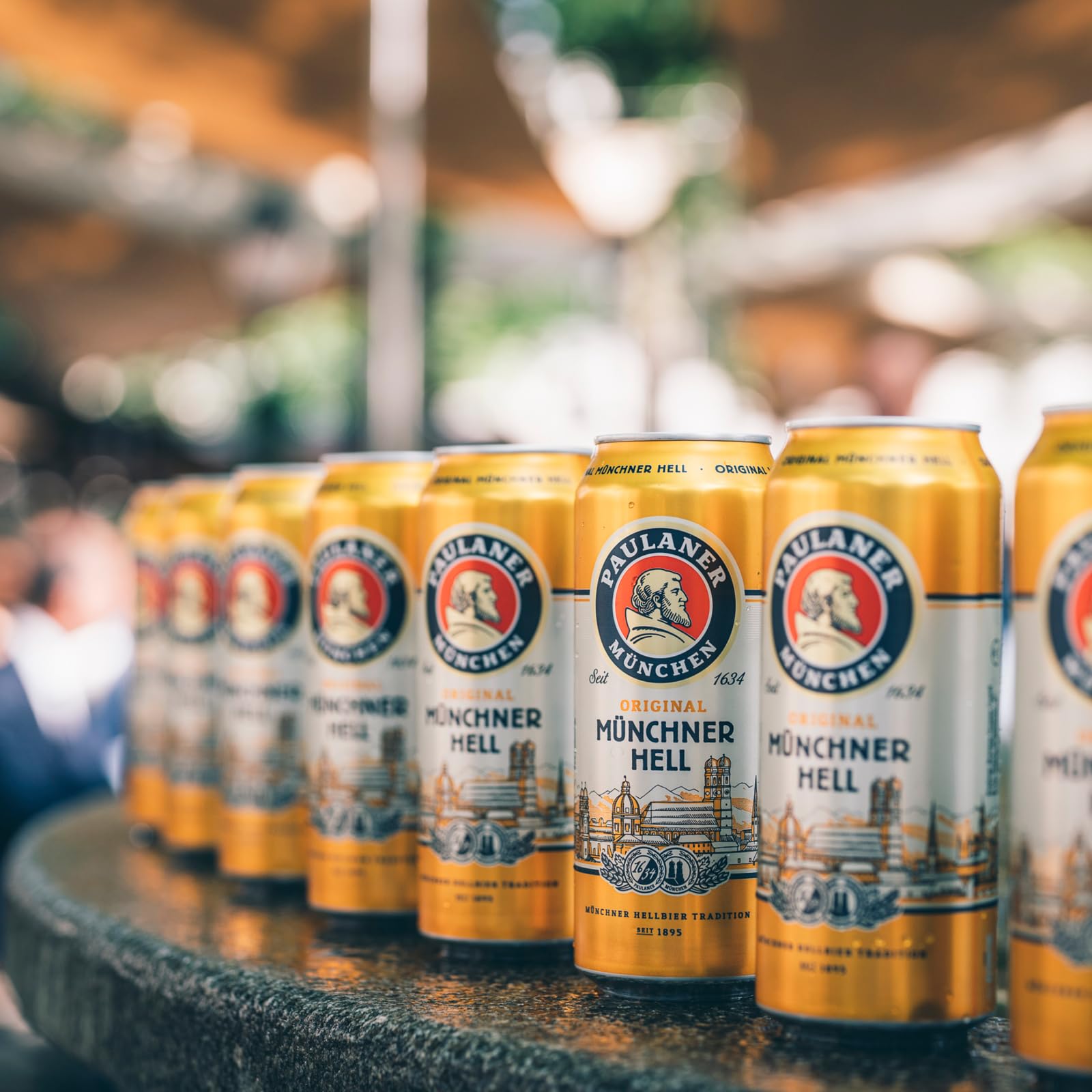Paulaner Original Münchner Hell•Helles Bier spritzig-mild•EINWEG(24x0,5l)