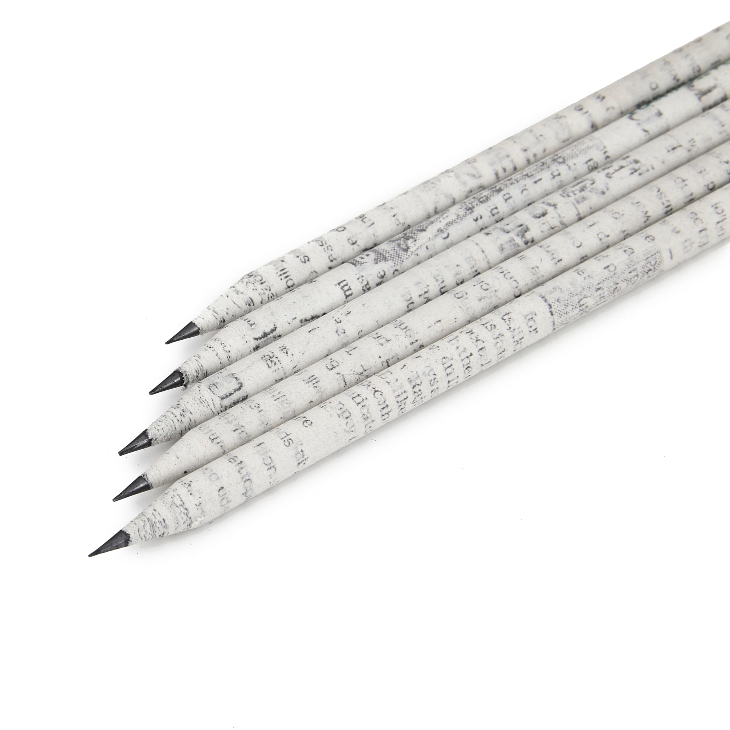 GoodWill Tech Seeds Pencil-Recycled News Paper-Eco-Friendly-Plantable Pencils Old Newspaper (Seed Pencil, 10) 2