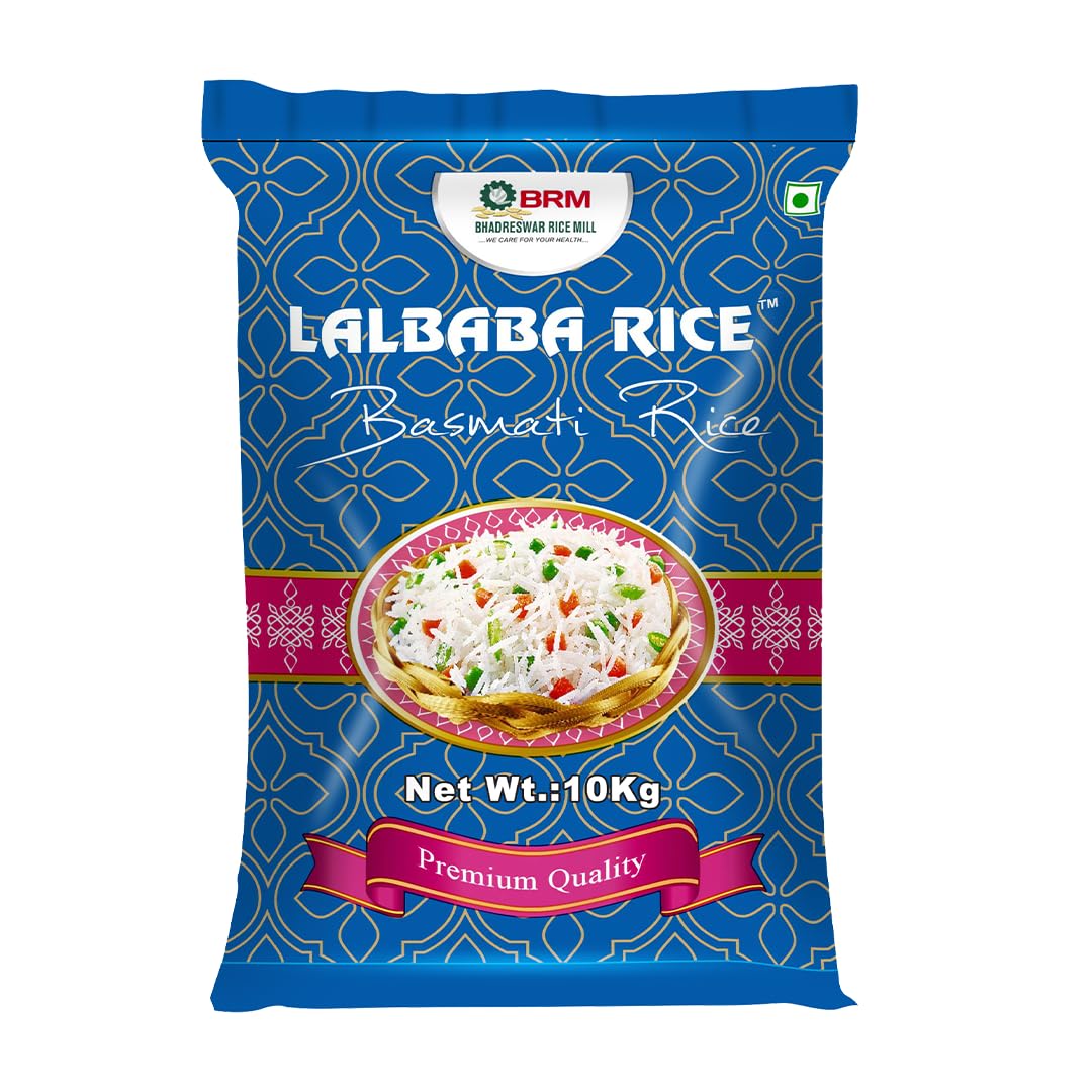 Lalbaba Premium Basmati Steam Rice 10 Kg - Aromatic, Fluffy, and Quick-Cooking Grain for Delicious Indian Cuisine - Ideal for Biryani, Pulao, and More (B0CGD61T8Q) Amazon Price History, Amazon Price Tracker