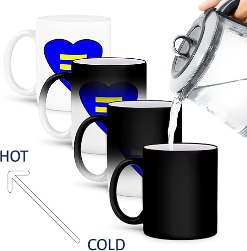 Miniatura 3 de 3dRose mug _ 124002 _ 3 " Gay Igualdad símbolo Magic transformando "taza, 11 oz, color blanco y negro
