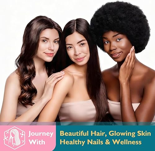 Miniatura 5 de Gomitas de biotina para el cabello, la piel y las uñas, apoya la salud del cabello, la piel y las uñas, vitaminas veganas para mujeres y hombres,