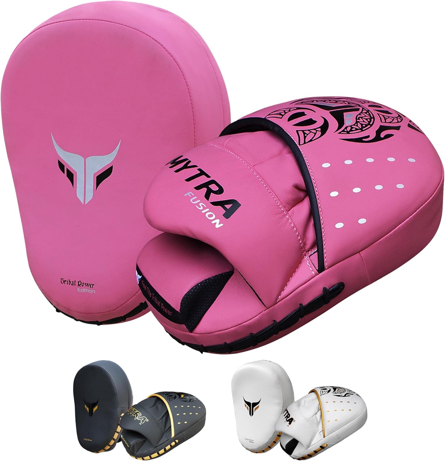 Mytra Fusion Boxing Pads - Focus Mitts MMA Muay Thai Boxing Mitts for Kickboxing Training and Martial Arts