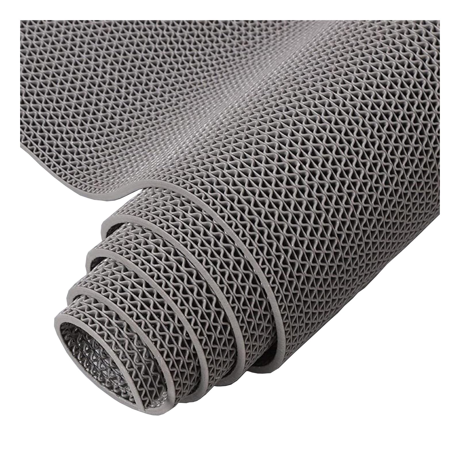 GTHTUHFD Commercial Floor Pad, 0.22'' Thick S-Shaped Mesh Hollow Design Mat Roll, Drainage Non Slip Door Mats, Anti-Fatigue Mat For Wet Area Pool Bathroom,Red,0.9X3M/3X10Ft,Grey-0.9x3m/3x10FT