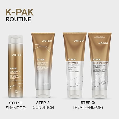 Miniatura 6 de Joico K-PAK - Acondicionador reconstructor diario  Para cabello dañado  Restaura el brillo  Suaviza y desenreda  Elimina la estática  Con queratina