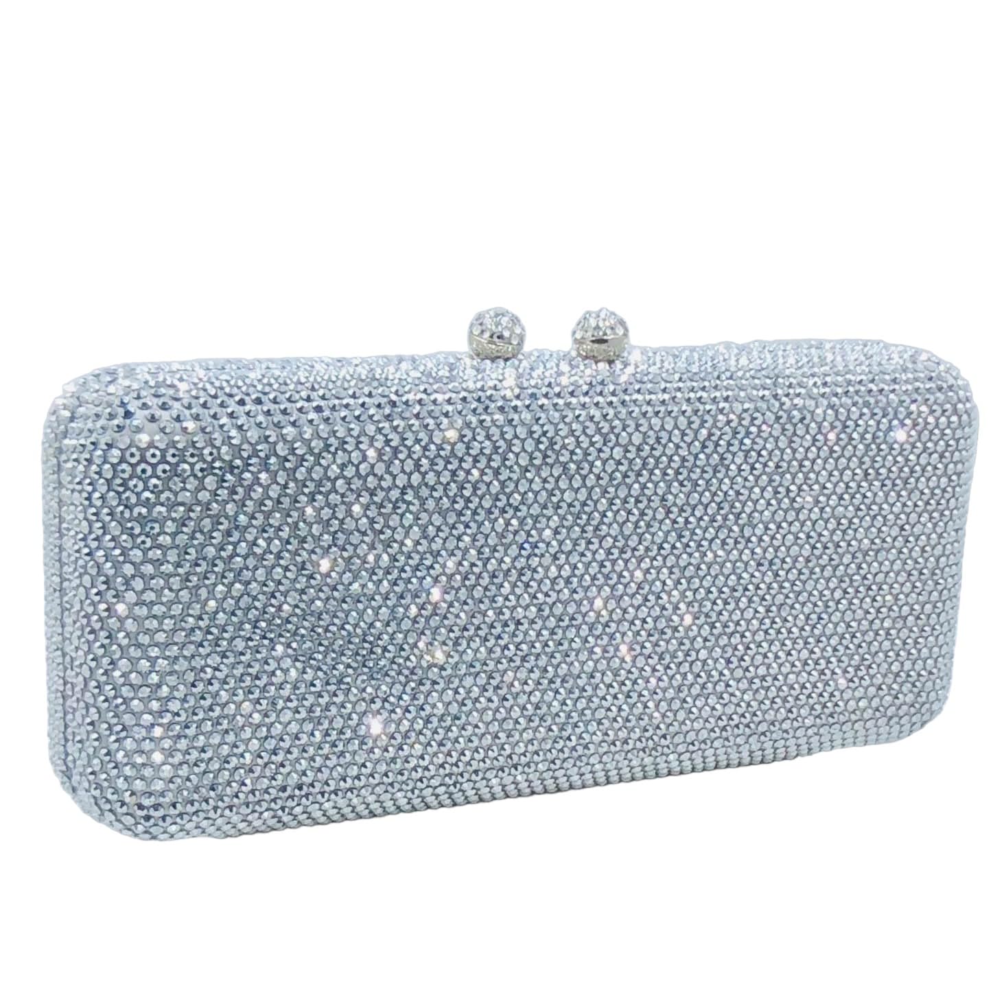 Boutique De FGG Evening Bags and Clutches Women Formal Crystal Clutch Handbags Wedding Rhinestone Clutch Purse,Mini