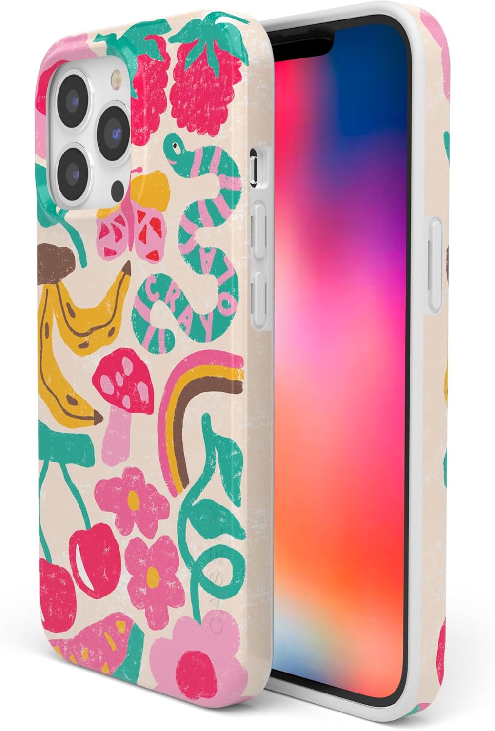 Casely iPhone 14 Pro Max Case | Doodle Bug | Crayola Crayon | Compatible with MagSafe | Classic Ultra Slim Design