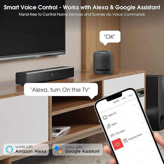 SofaBaton Universal Remote, All in One X1S Remote Control with Hub & APP