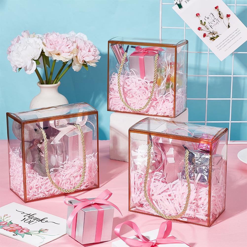 Amazon.com: BENECREAT 10 Set Transparent Favor Boxes, 5.5x5.5x3