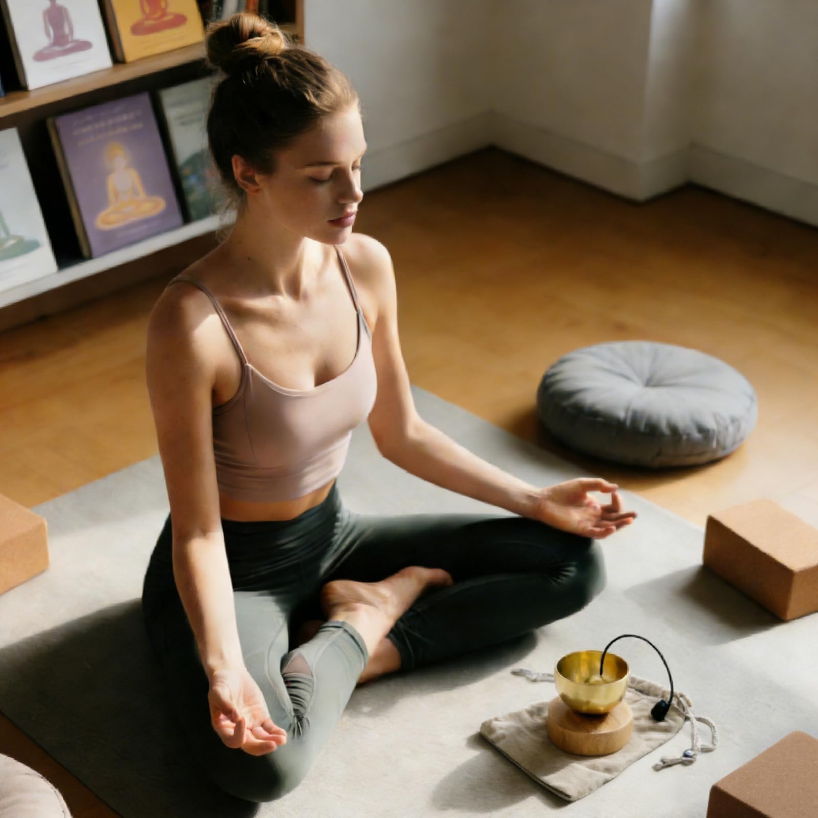 Campana Tibetana Piccola,Campana Tibetana,per Yoga, Meditazione e Relax, Consapevolezza, Guarigione dei Chakra, Sollievo Dallo Stress