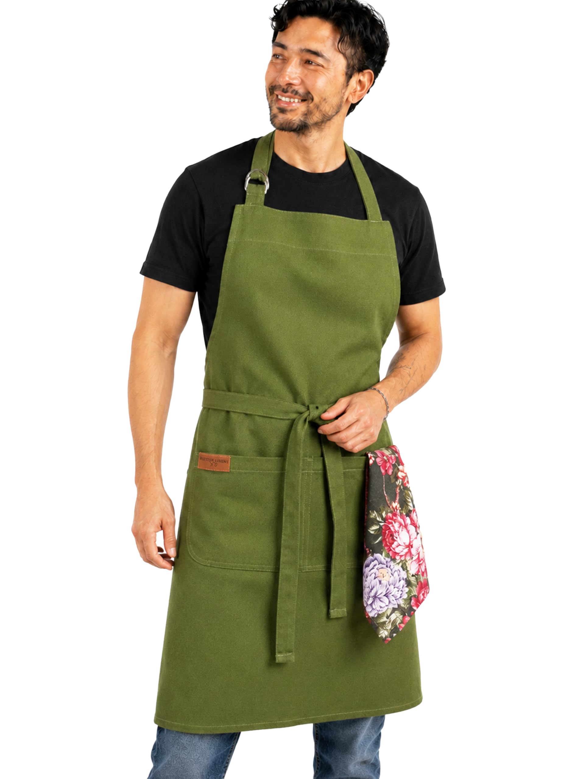 RUSTIQUE LINENS Cotton Chef Apron