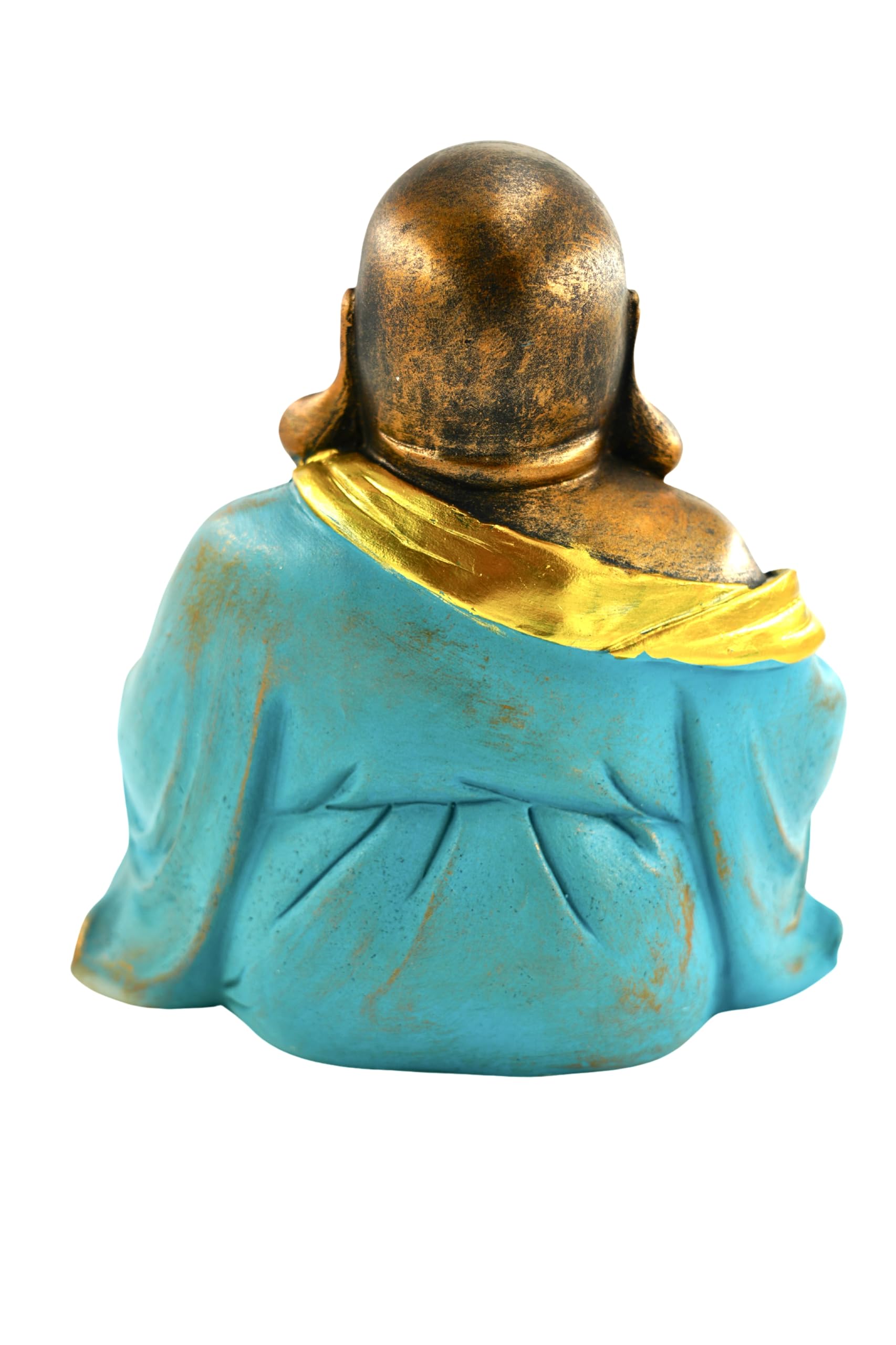 MF Lachender Buddha, Mintgrün, 23cm – Glückssymbol