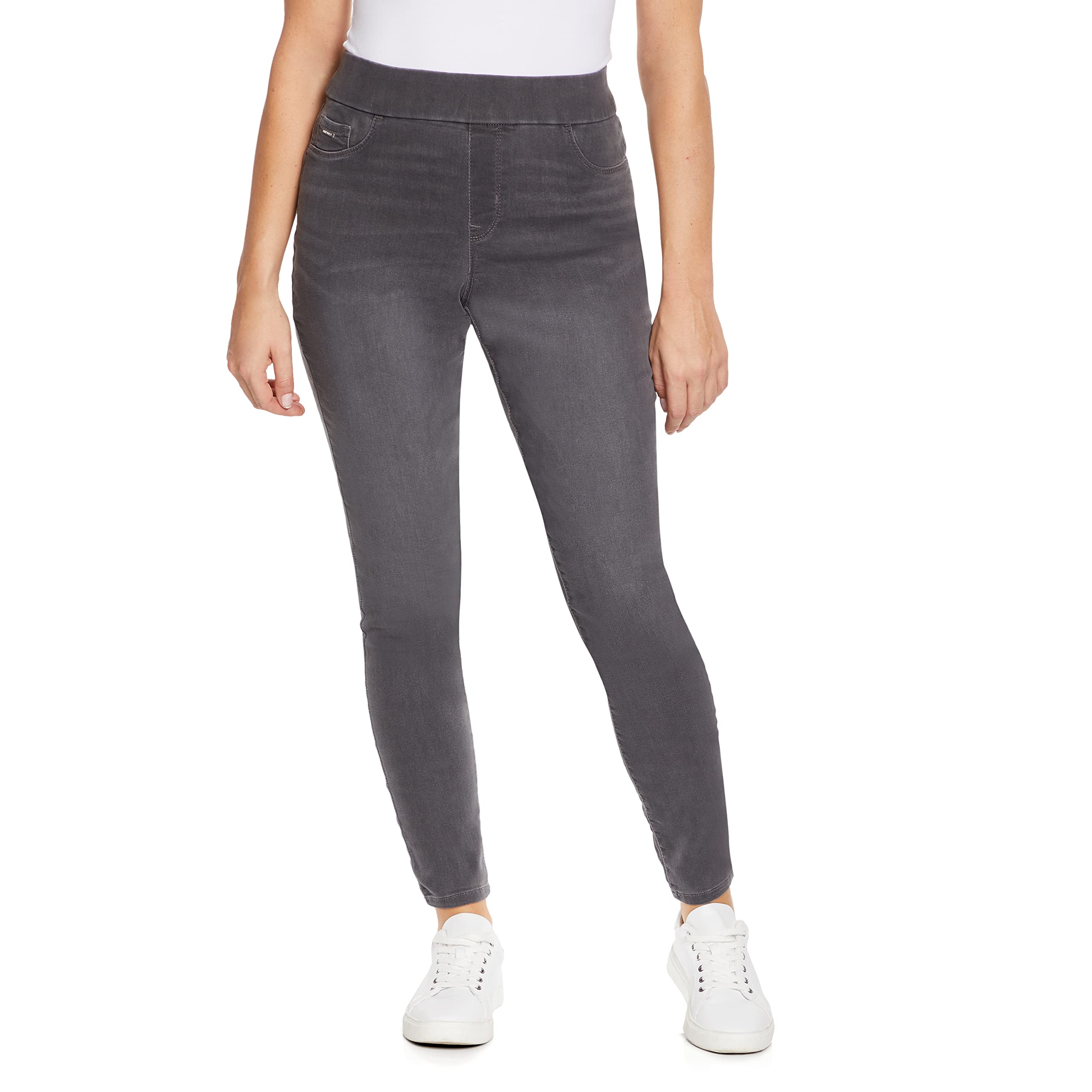 Nine West Women's One Step Ready Pull On Jegging, Billy Wash, 16 Regular