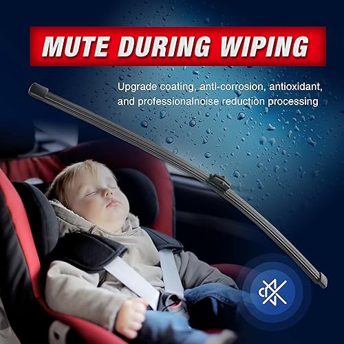 Miniatura 4 de A360H - Repuesto de escobillas para limpiaparabrisas trasero de 15 pulgadas (individual)