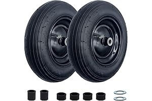 3/4 Axle Lawn Cart Wheels (Set of 2)