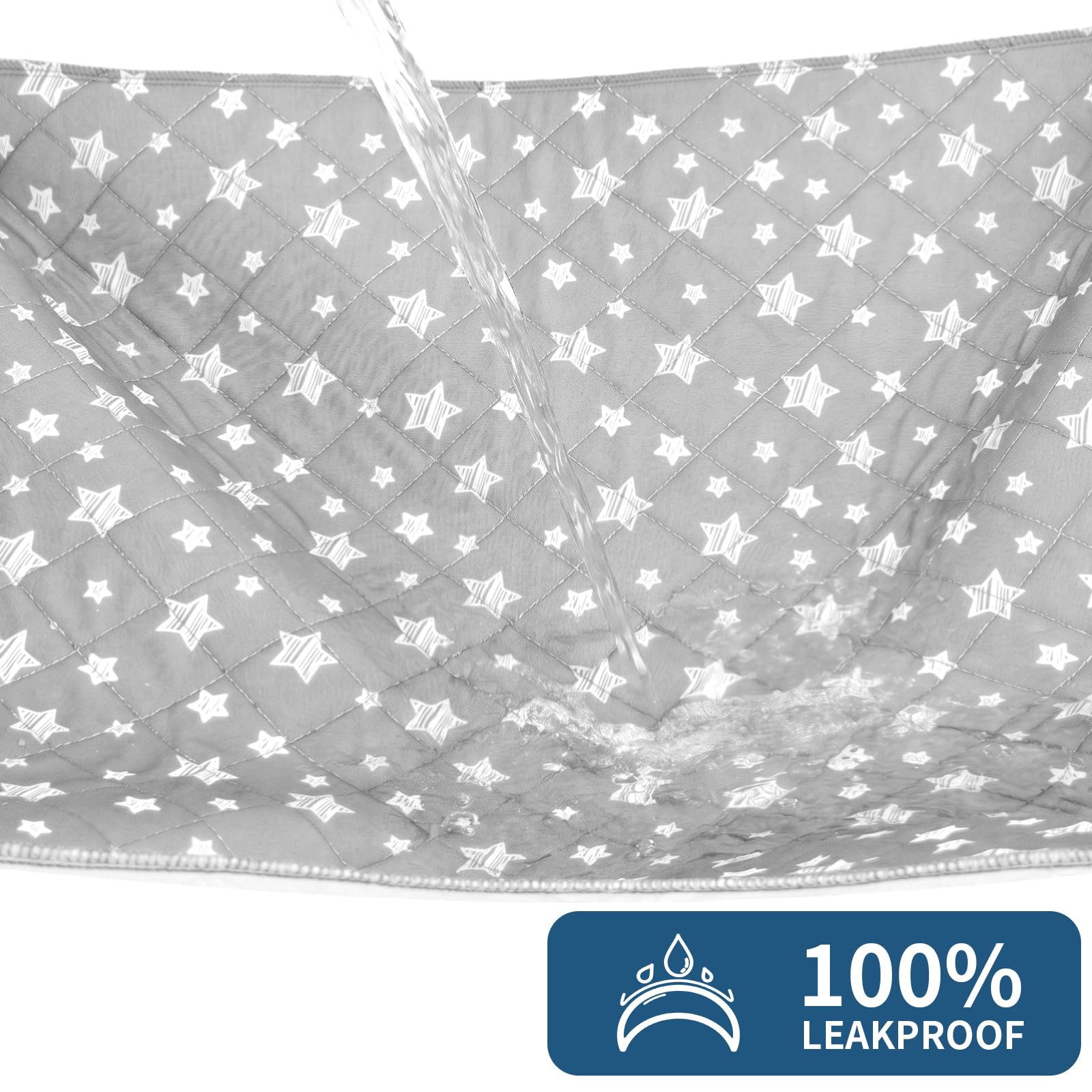 Almohadillas de cama impermeables lavables, absorbentes antideslizantes para incontinencia, almohadillas lavables para orina para perros, protector de colchón impermeable para personas mayores, niños,