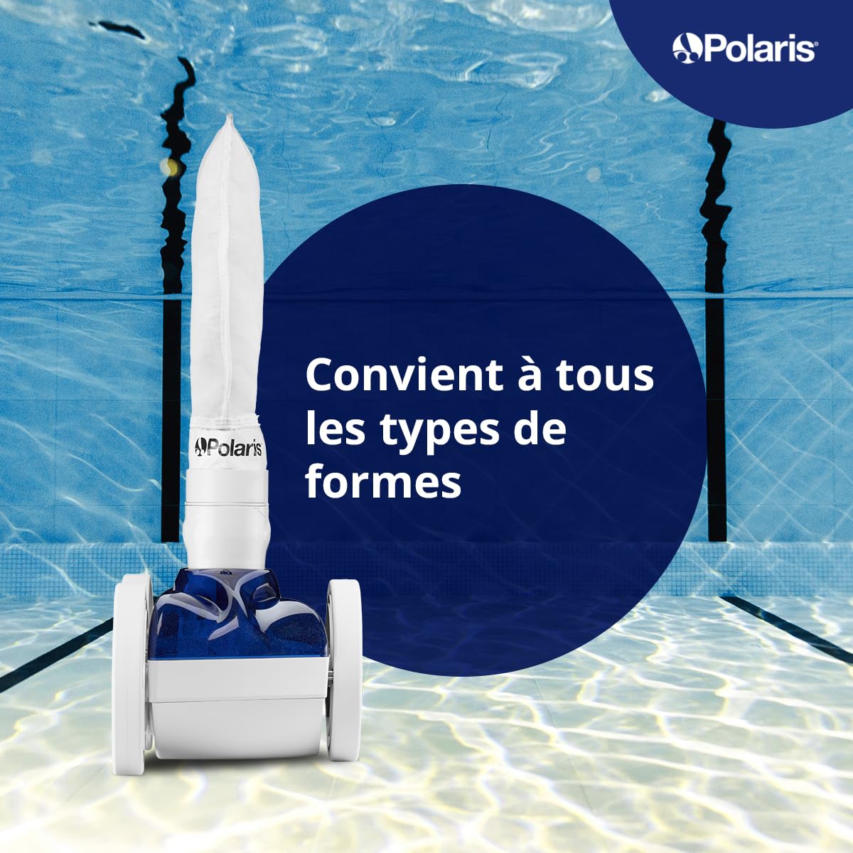 Polaris 280 Robot de Piscine à Pression - Collecte Efficace des débris - Facile à Utiliser et à Nettoyer - Garantie 2 Ans