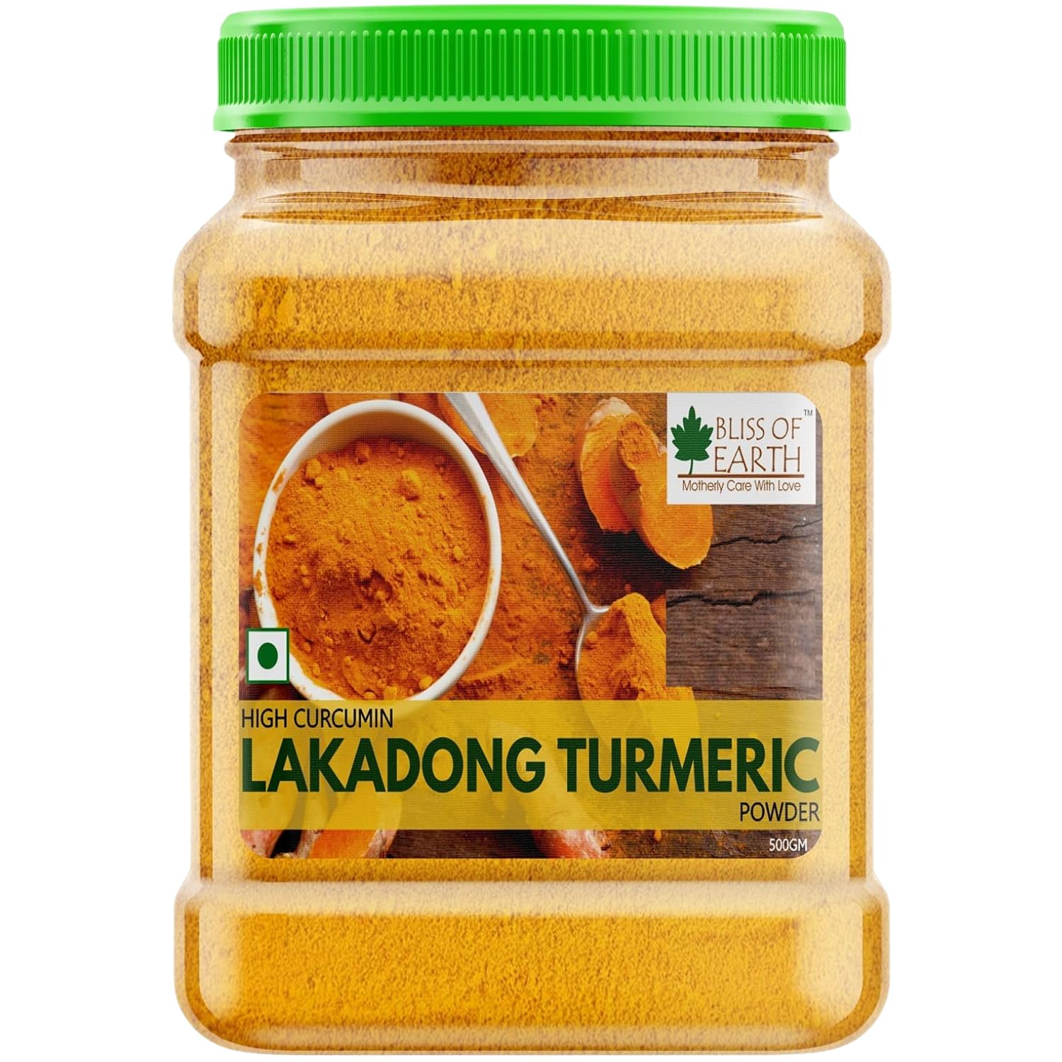 Bliss of Earth Lakadong Turmeric Powder From Meghalaya, Organic Haldi Powder, High Curcumin Turmeric Powder, 500gm