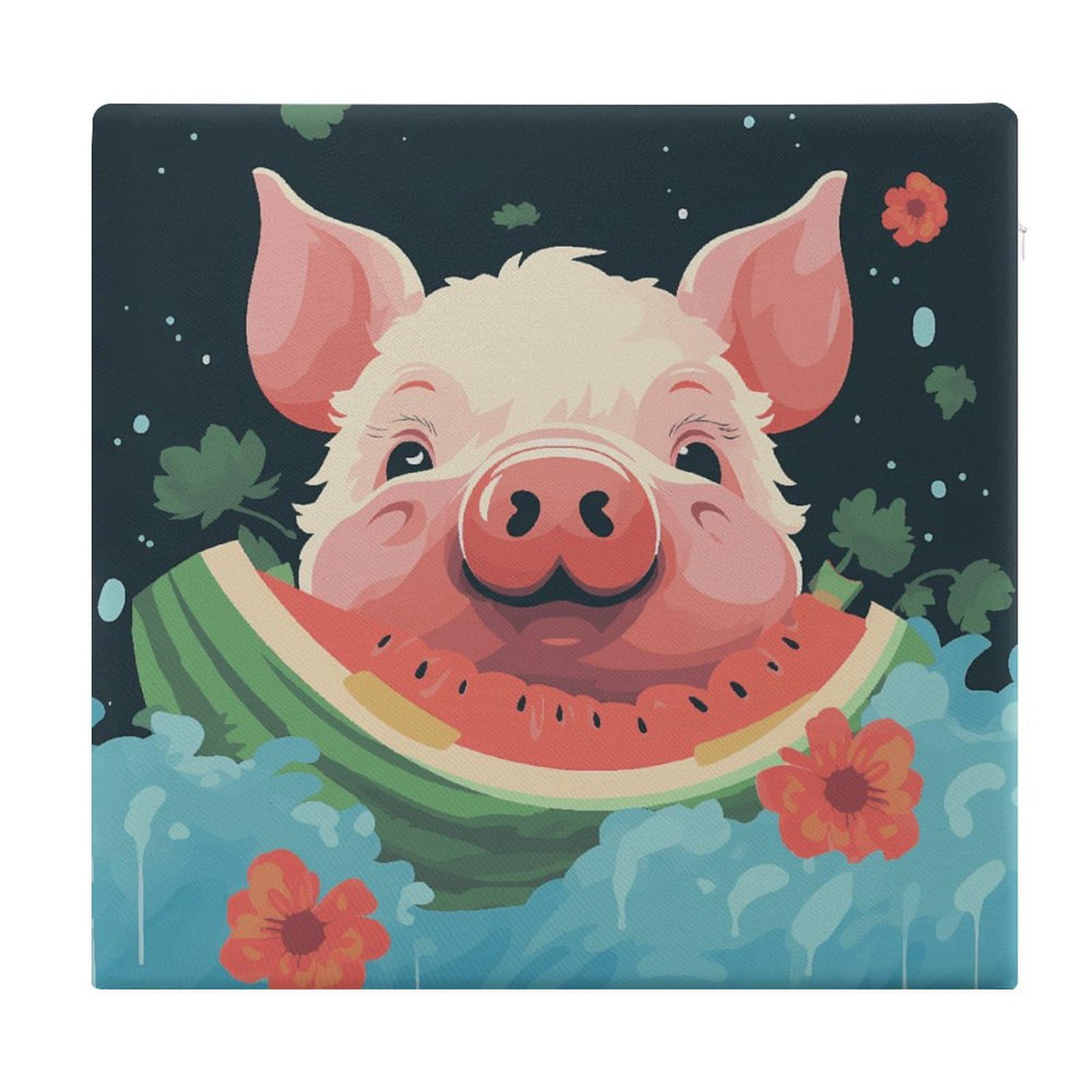 Adfgyerh Style Smiling (24) Cushions Memory Foam For Adults, Seat Cushion Chair Pads Soft, Square Pillows For Dining, Kitchen, Office, Patio Chairs
