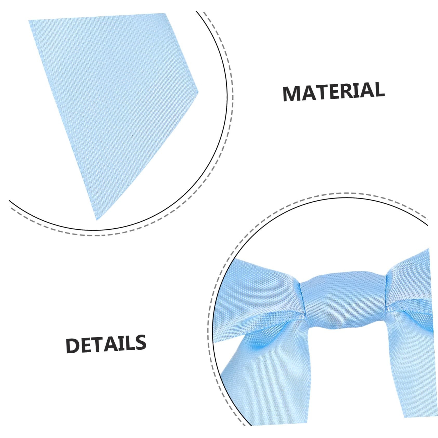 Anneome 100 Pezzi Fiocchi Twist Tie Azzurri per Sacchetti Regalo Fiocchi Pre-legati per Incarto Regali Feste Artigianato Chiusura Veloce e Decorativa