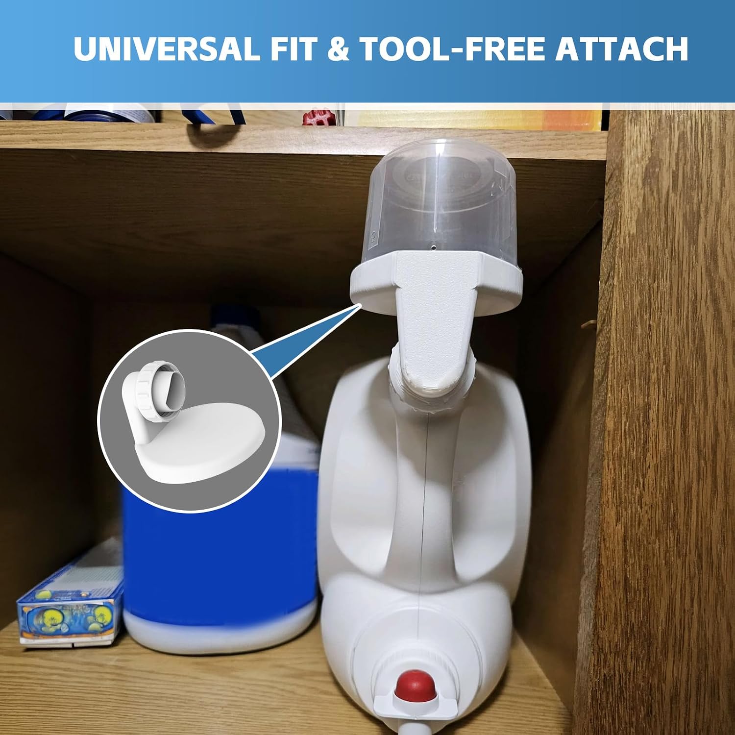 3D-Printed Laundry Detergent Cup Holder with Drain Caddy for Gain (1 Pack)