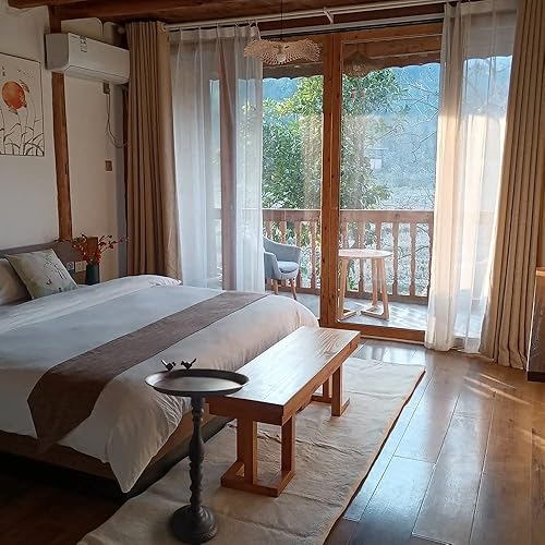 Miniatura 8 de Mesa redonda pequeña decorativa para pájaros, decoración de granja, mesa auxiliar Shabby Chic para sala de estar, muebles de oficina (dorado,