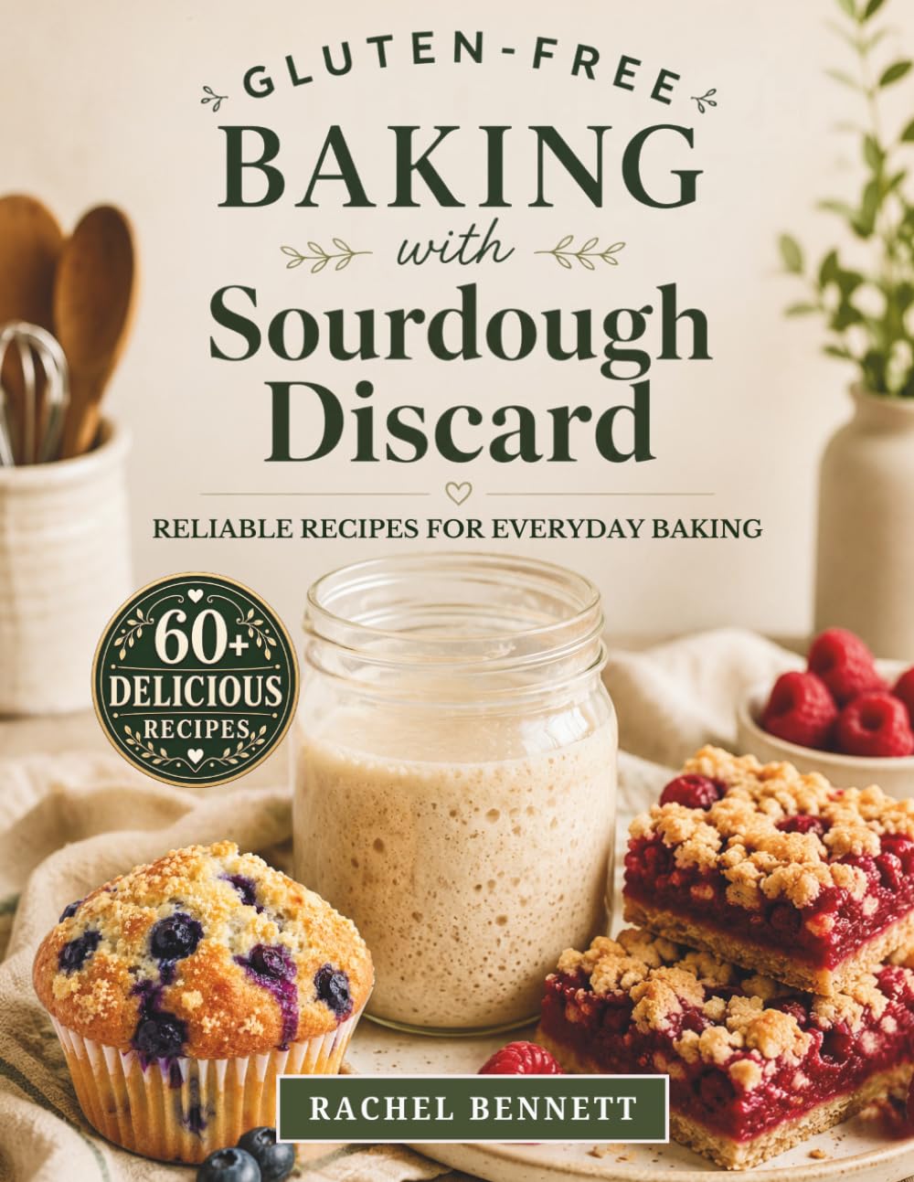 Gluten-Free Baking with Sourdough Discard: Gluten-Free Discard Recipes for Breads, Muffins, Cakes, Cookies & Everyday Baking