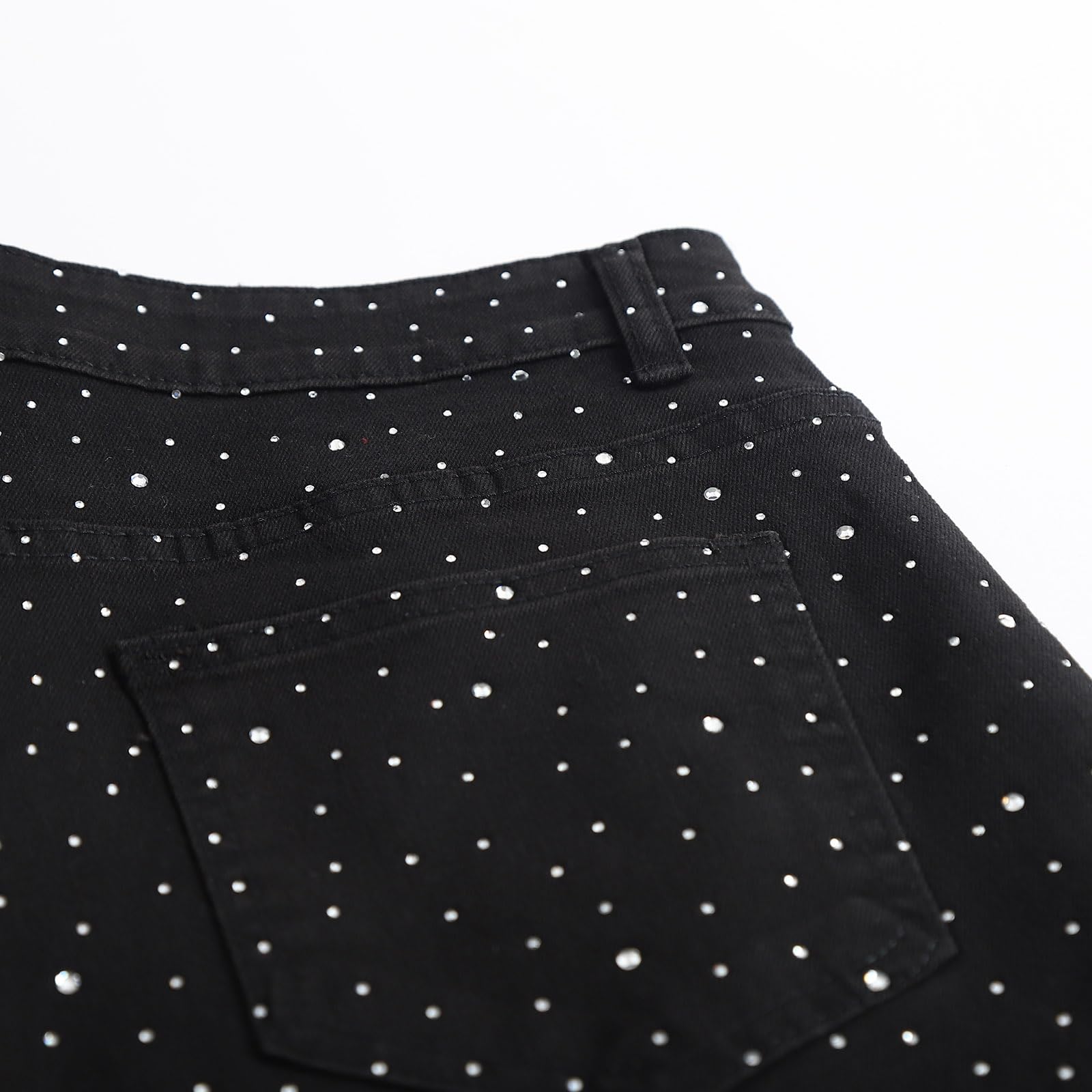 Vaqueros Mujer Anchos Pantalones Vaqueros De Cintura Alta Y Pierna Ancha para Mujer Cintura Alta Pantalones Rectos con Tira De Botones Visibles Elegantes Ajustados Estilo Urbano