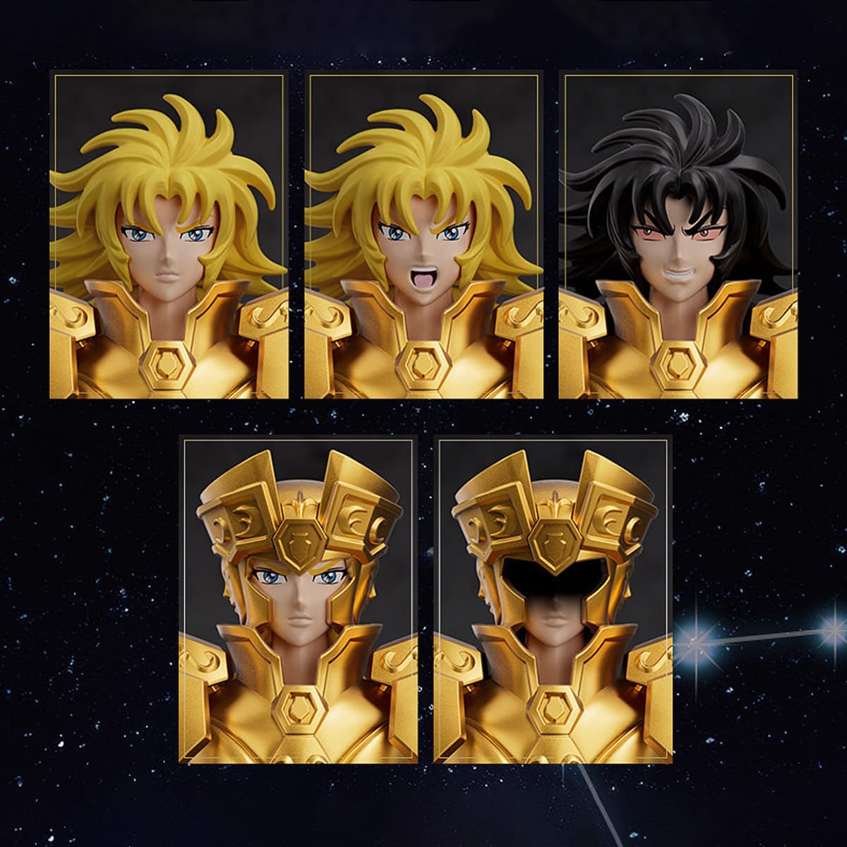 HiPlay Saint Seiya Champion Edition - Gemini Saga (75015) Action Figure Kit di Montaggio