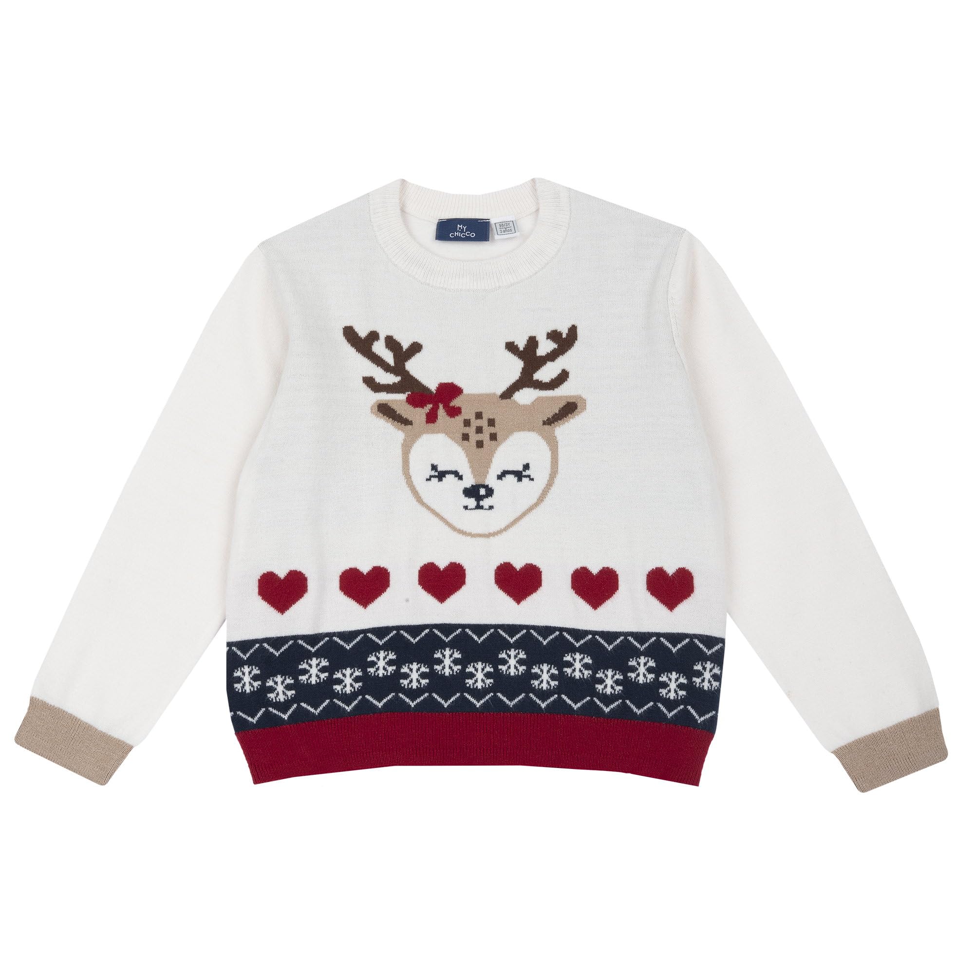 Pull Noël garçon tricot coton doux vêtements fille chic Chicco