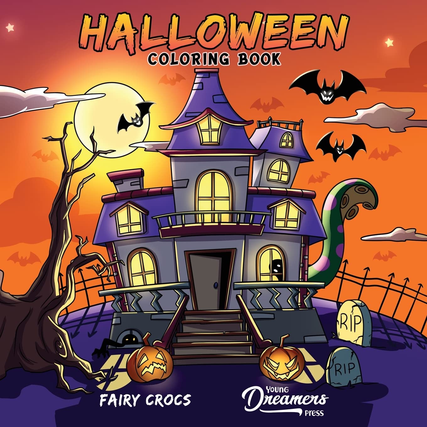 Halloween Coloring Book: For Kids Ages 4-8, 9-12: 15