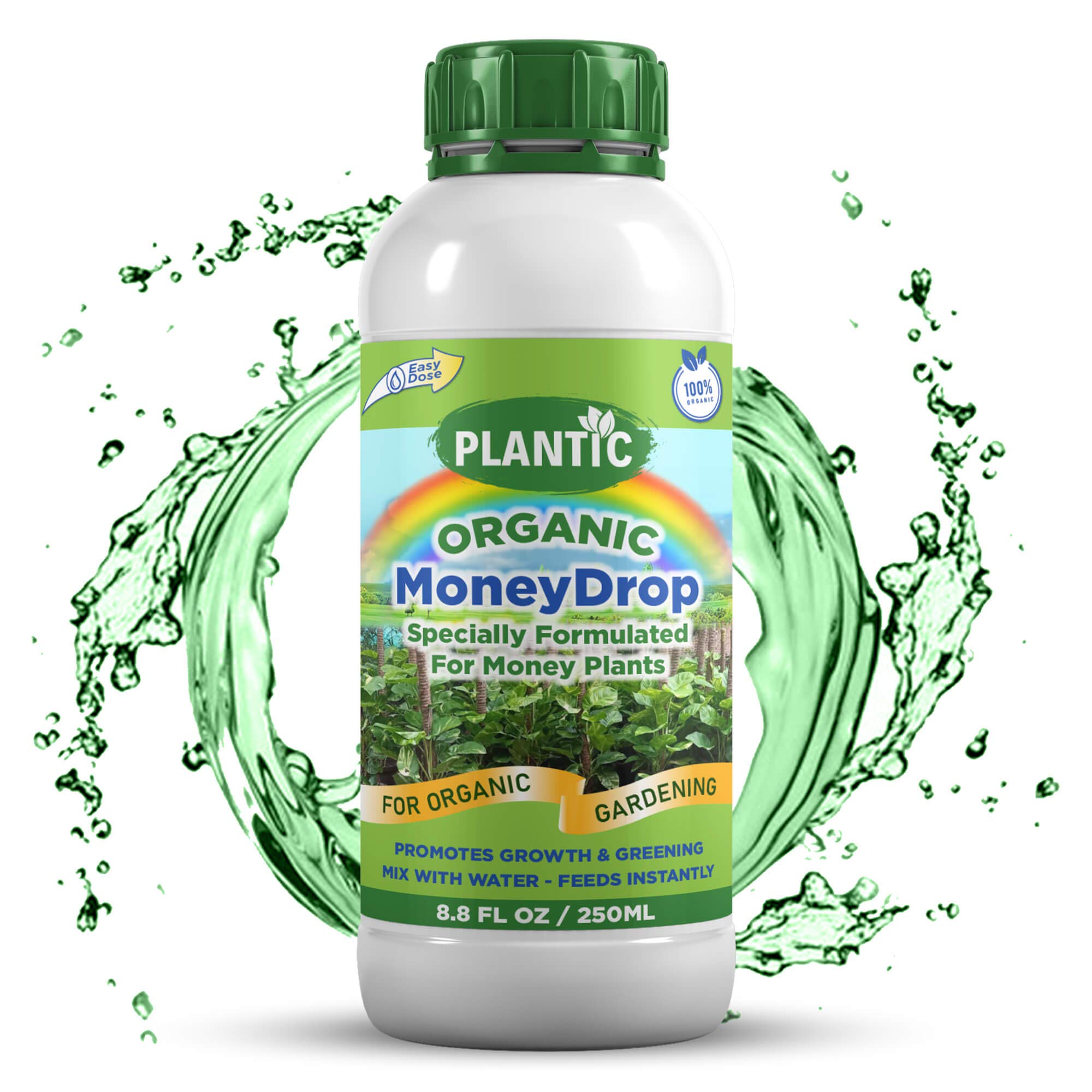 PLANTIC MoneyDrop Money Plant Liquid Fertilizer (Organic Fertilizer for All Indoor, Outdoor, Potted & Aquatic Money Plants) - 250 ml (B091GLZ8QC) Amazon Price History, Amazon Price Tracker