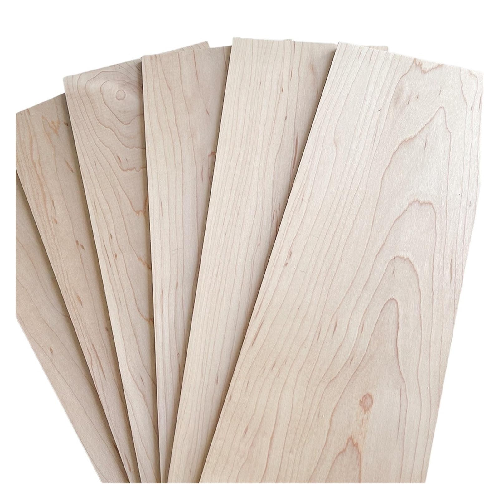 2 placas de madera maciza de arce hechas a mano, carpintería, bricolaje, casa, barco, avión, barco, modelo, juguetes, manualidades, palos de madera (10 x 20 cm, 10 vástagos de 12 mm)