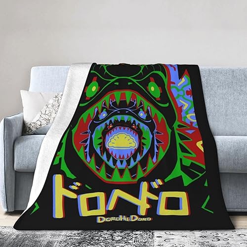 Miniatura 2 de Manta de franela de anime Dorohedoro cómoda manta de vellón para sofá, silla, cama, hogar, automóvil, adorno de 50 x 40 pulgadas