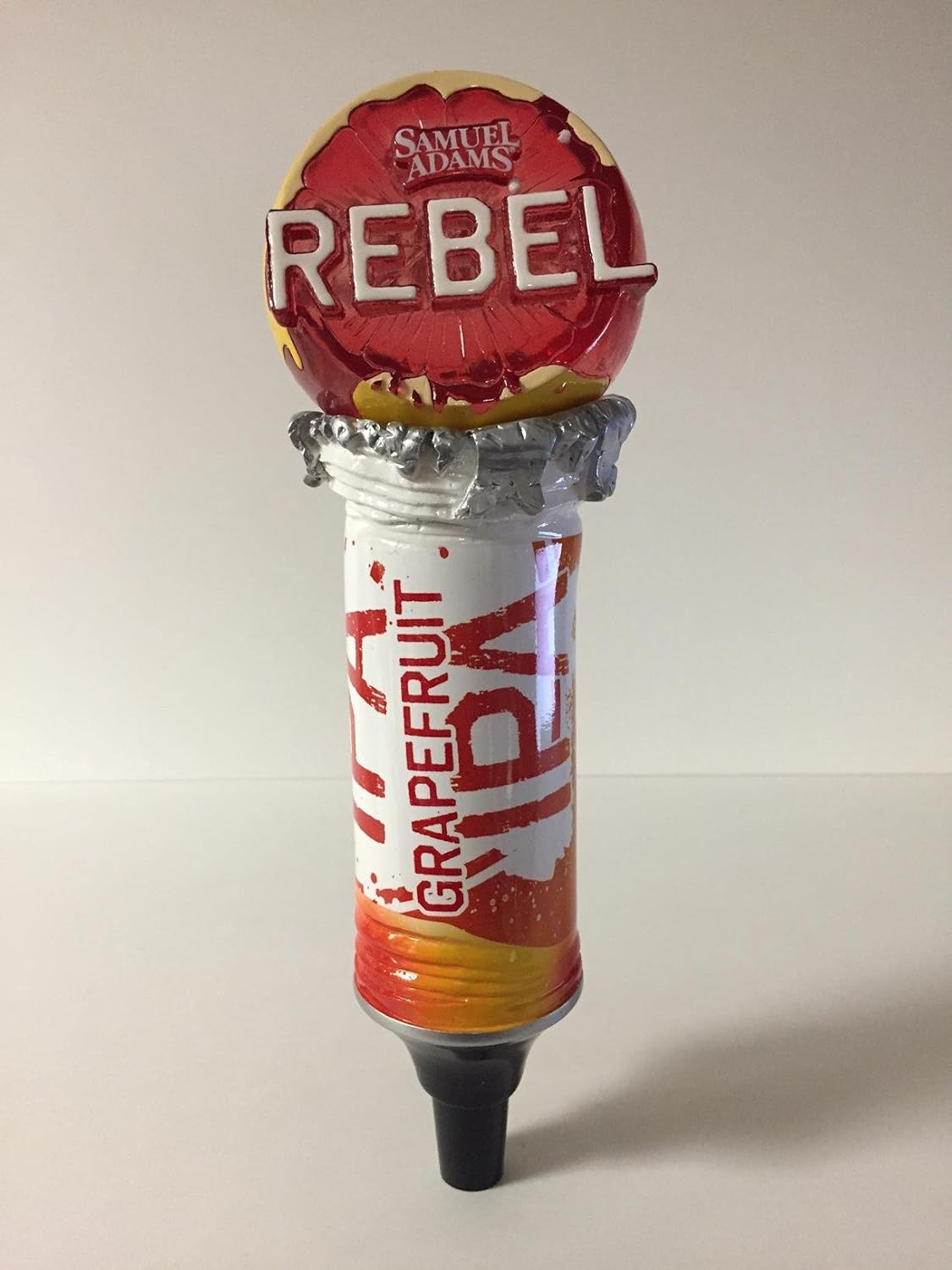 Samuel Adams Rebel IPA Grapefruit Custom Tap Handle 10" Tall