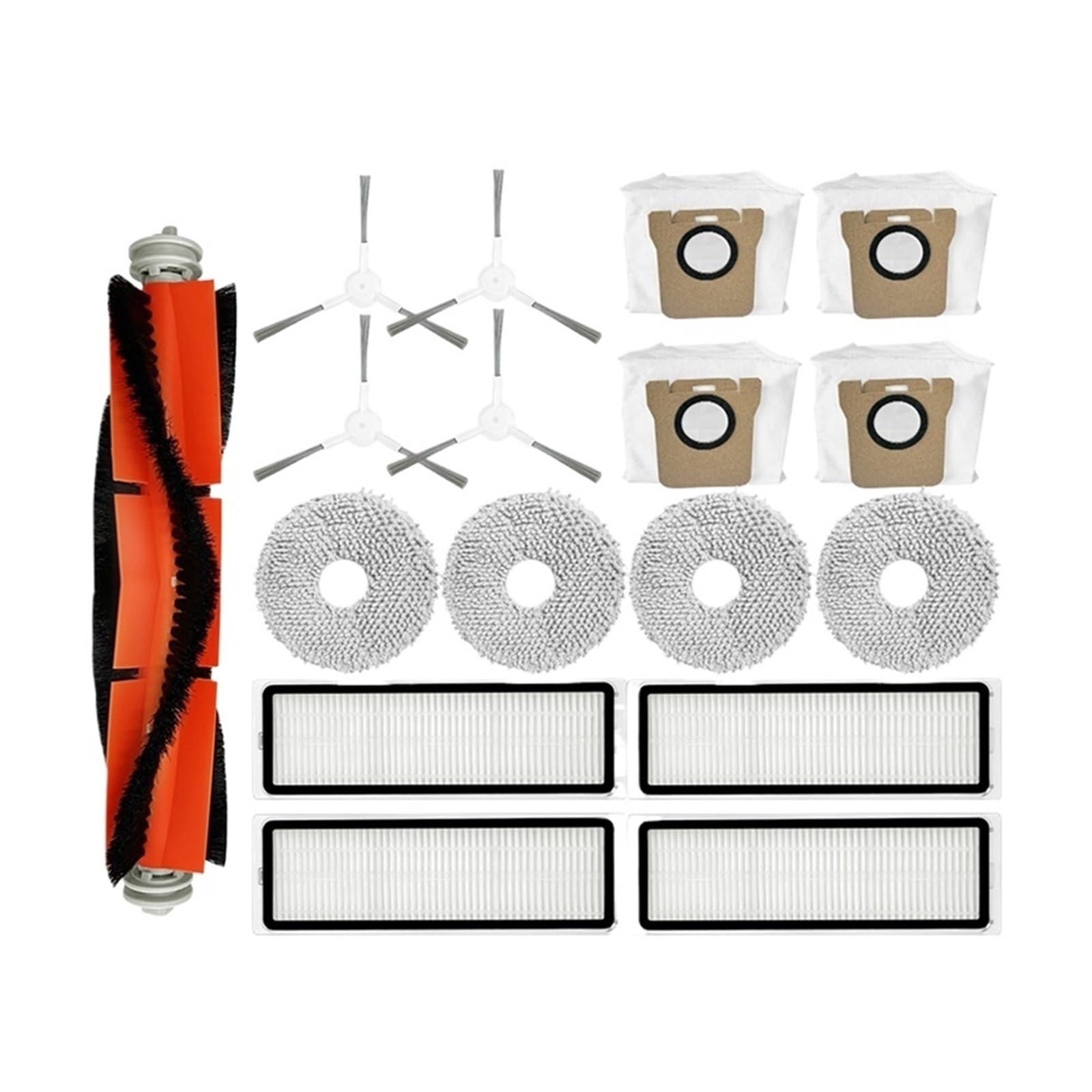 Filtre et brosse pour Xiaomi C102CN lavable avec sac à poussière haute capacité