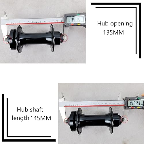 Miniatura 4 de Rueda delantera de bicicleta de 20 x 4.0 pulgadas, ruedas de bicicleta de nieve, freno de disco de aleación para rueda de bicicleta de playa de 20 x