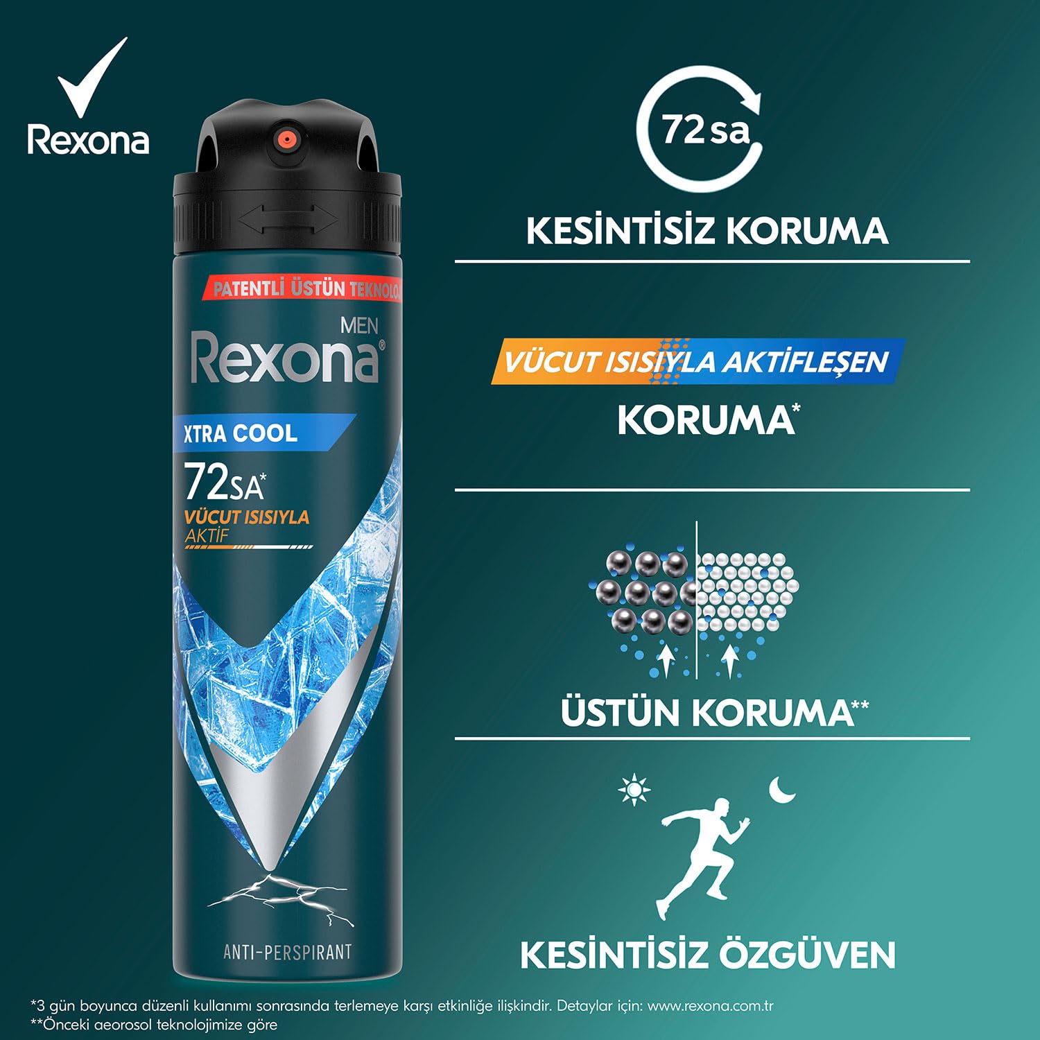 Rexona Xtracool Deodorant 2x150Ml ve Çanta Seti