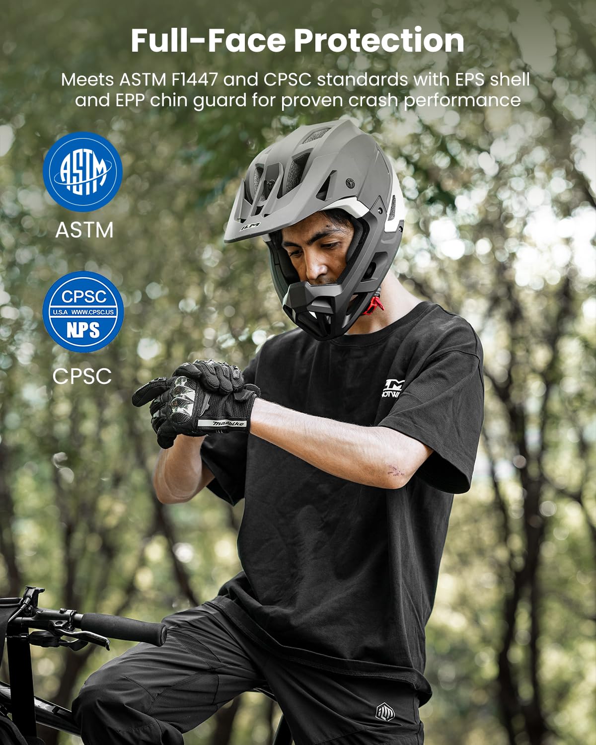 astm f1447 cycle helmets bell Amazon.com : ILM Full Face Mountain Bike Helmet ASTM CPSC Adult with  Adjustable Visor for MTB BMX Model HT58 : Sports & Outdoors